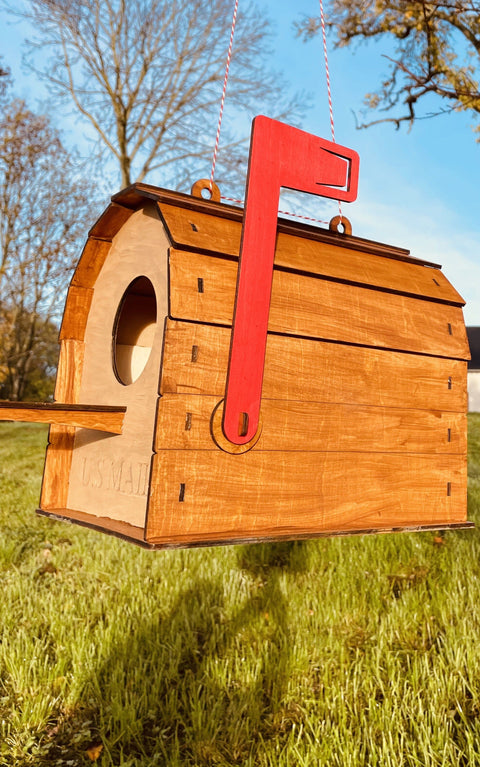 Nichoirs à oiseaux en contreplaqué de peuplier: l’objet décoratif parfait pour votre jardin, à personnaliser vous-même en compagnie de vos enfants. Wood Work Boite aux lettres US