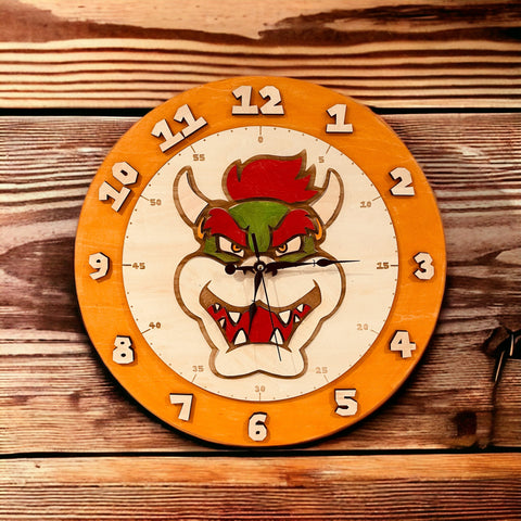 Horloge enfant sur le thème Mario